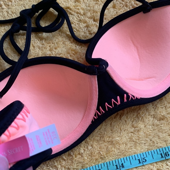 ☀️ SALE bikini top bundle!! 3 padded push up bikini tops S 34A 32B - Picture 7 of 7